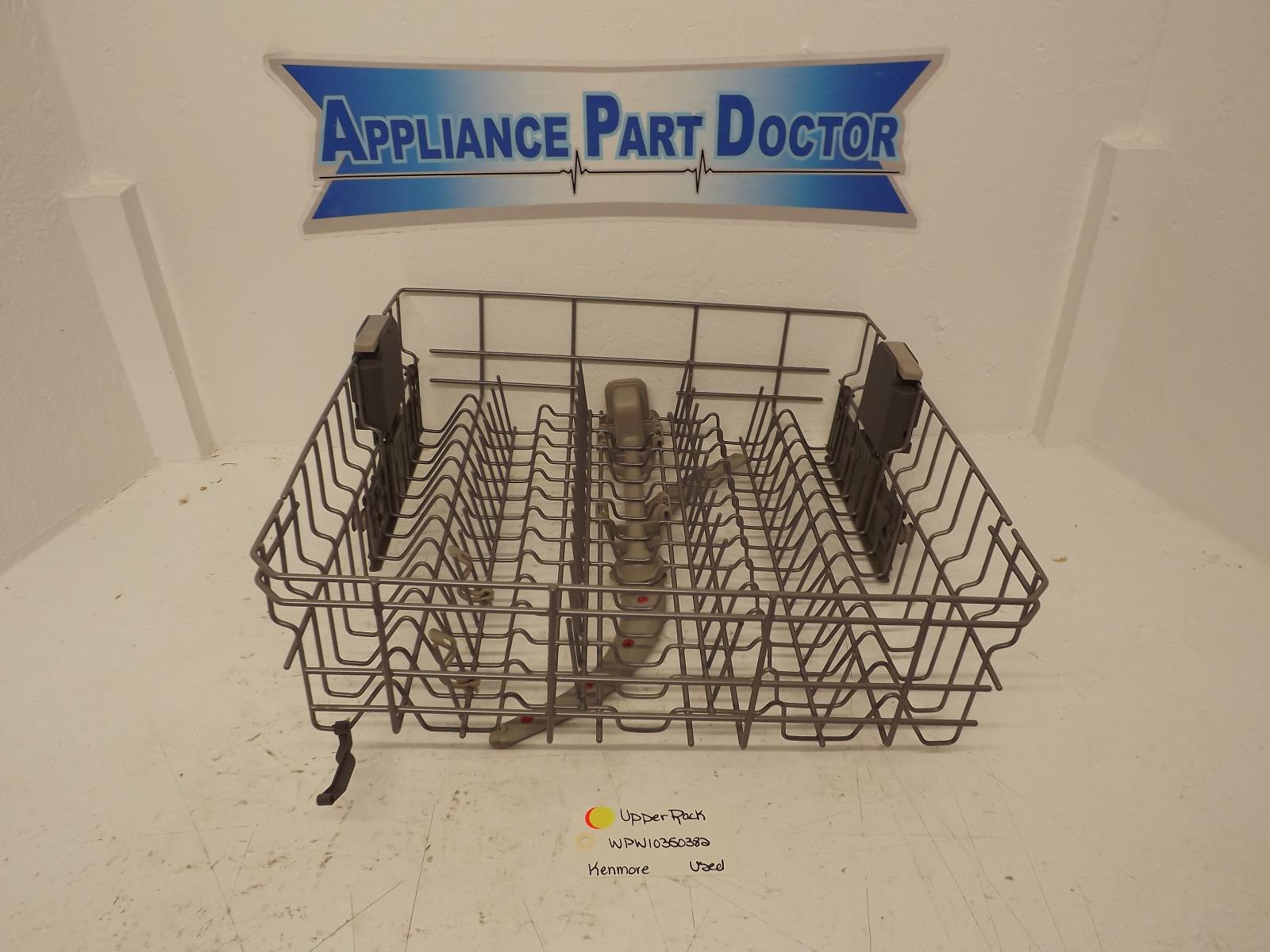 Kenmore Dishwasher WPW10350382 Upper Rack Used Kenmore Dishwasher WPW10350382 Upper Rack Used